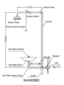 Bồn rửa mắt khẩn cấp