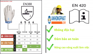 Tiêu chuẩn EN388 và EN420